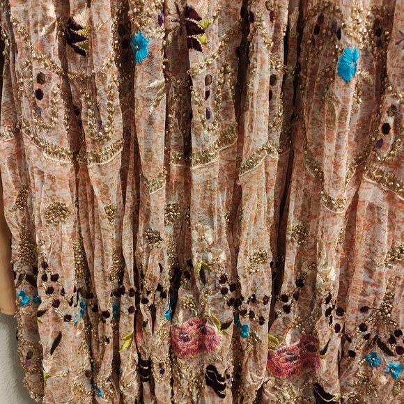 Free People Rosalie Embroidered Beaded Dress - Picture 5 of 5